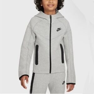 Kids Boys Nike Tech Fleece Zip Up Hoodie
